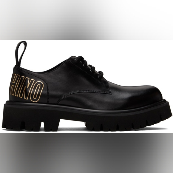 Moschino - S9 Black Combat Derbys - Picture 2 of 4